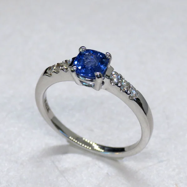 White Gold Ring 18.03K - Image 2