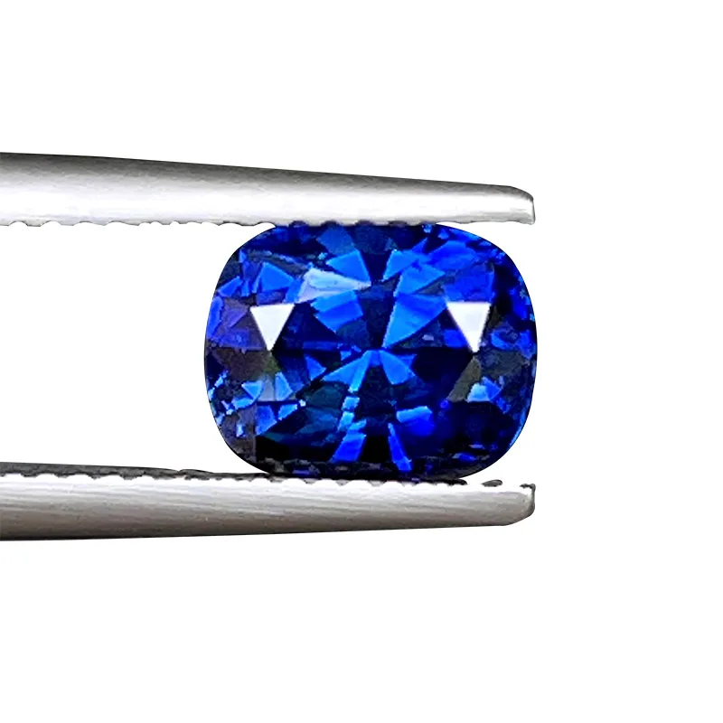 Ceylon sapphire 3.14 ct – antique cushion brilliant crown, step pavilion