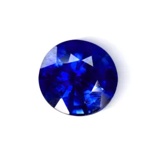 Royal blue sapphire 3.18 ct – detailed facet view