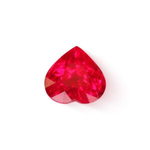 1.09 ct Burma Ruby Heart certified GIA